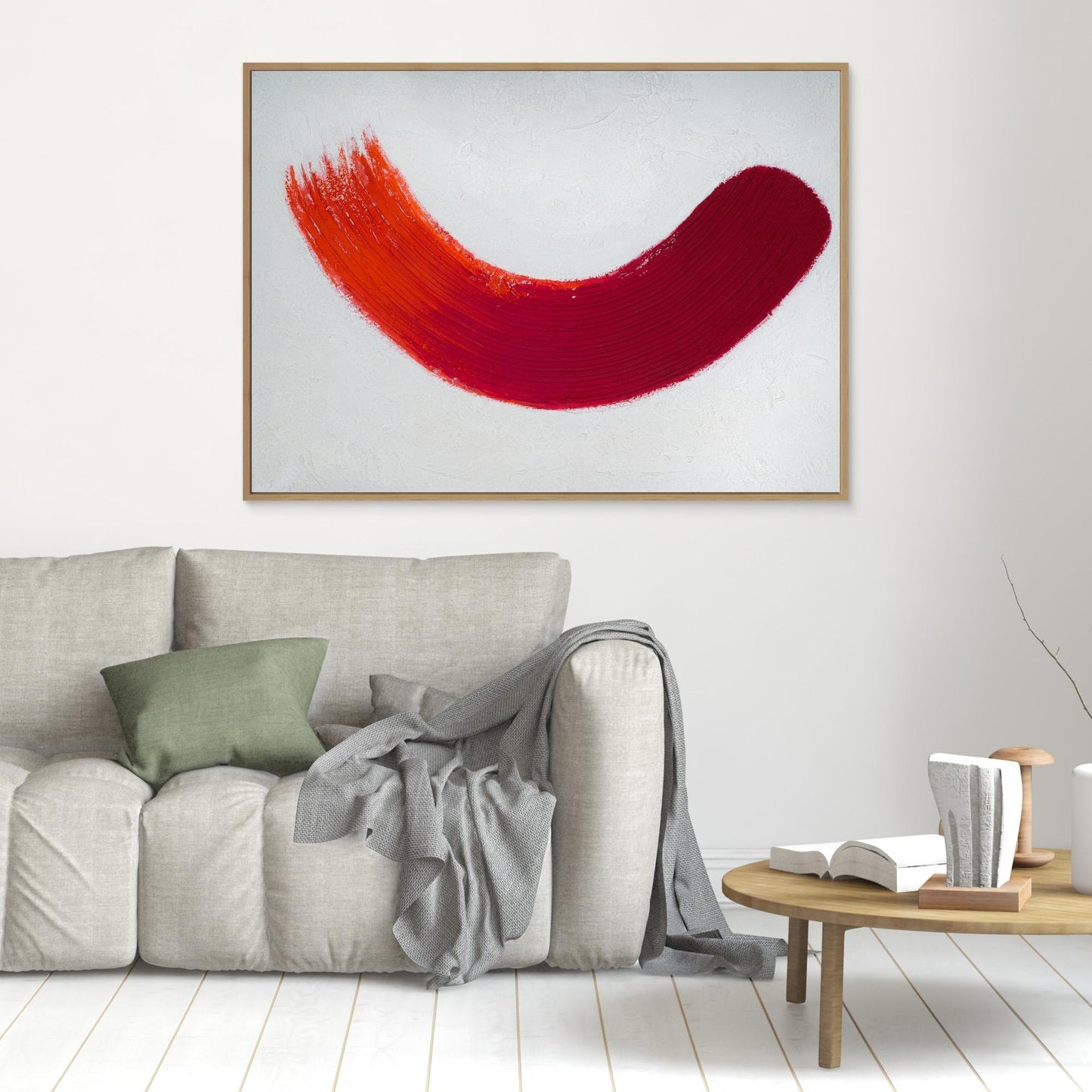Red Flow — Canvas Print