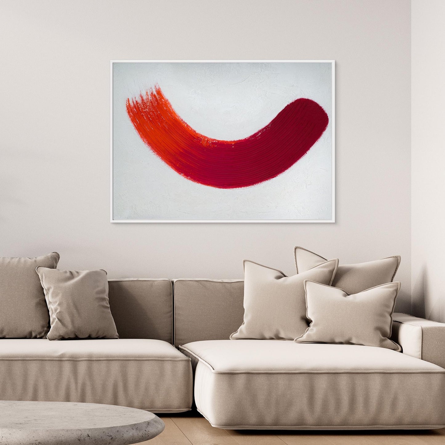 Red Flow — Canvas Print